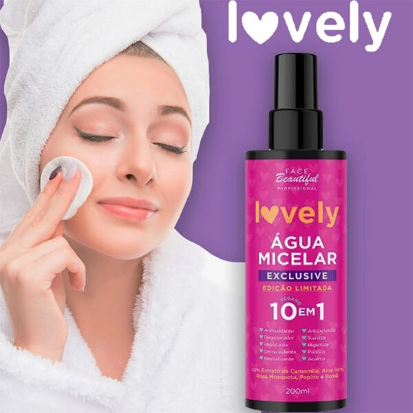 Lovely Água Micelar 200ml Face Beautiful - Image 3
