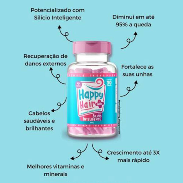Happy Hair Nails Tratamento 30 Dias - Image 4