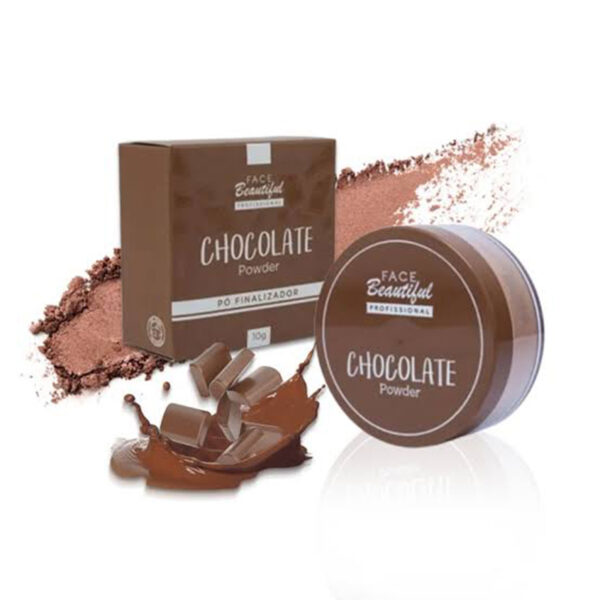 Pó Facial Solto Vegano Chocolate Face Beautiful 10g - Image 3