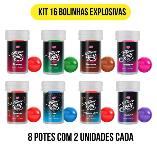 Kit 4 Pepper Ball Bolinha Explosiva e Saborosa - Image 5