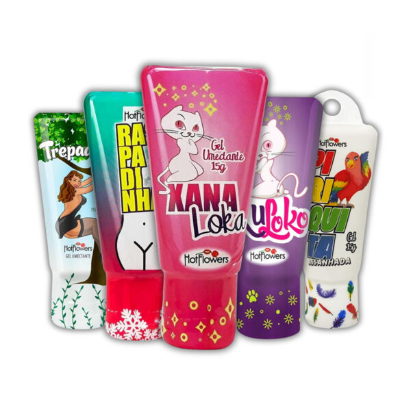 Kit Feminino com 5 Géis da Hot Flowers