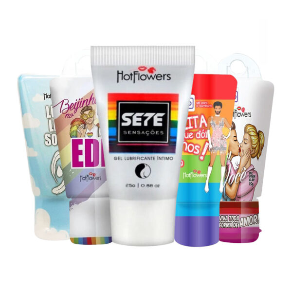 Kit Linha Orgulho com 5 Géis Hot Flowers