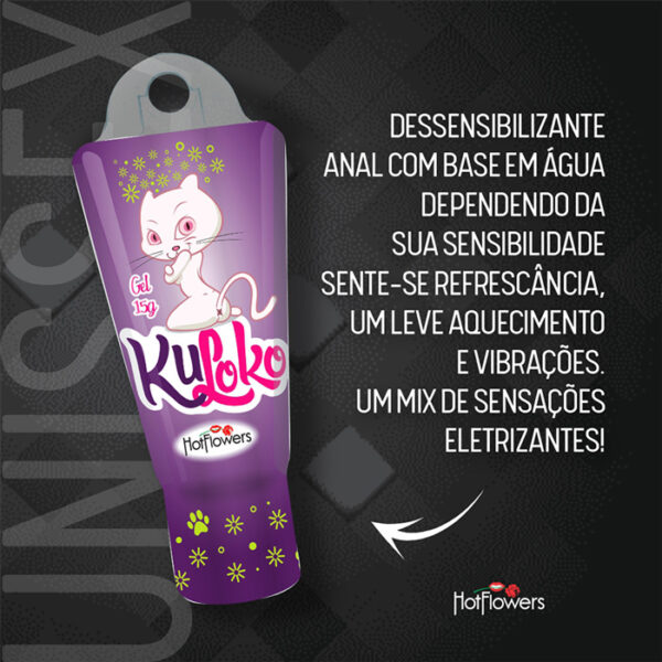 Kuloko Gel Umectante para Sexo Anal 15g - Image 2