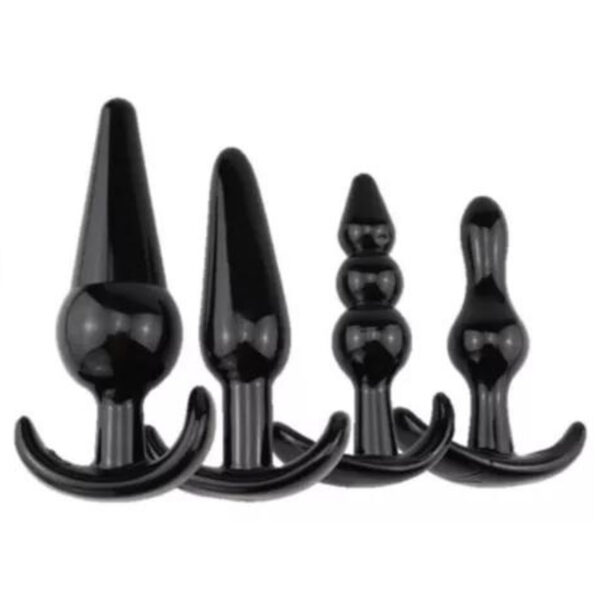 Plug Anal de Silicone com 4 tamanhos - Image 3