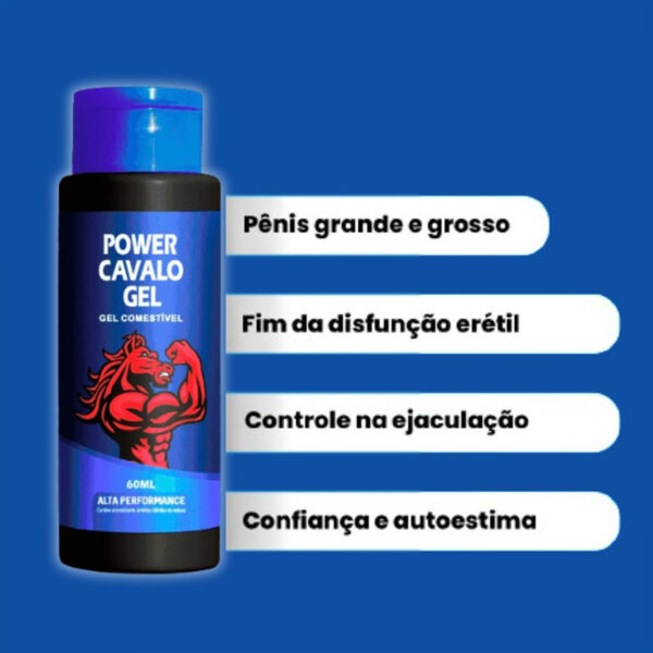 Power Cavalo Gel Estimulante Masculino 60ml - Image 4