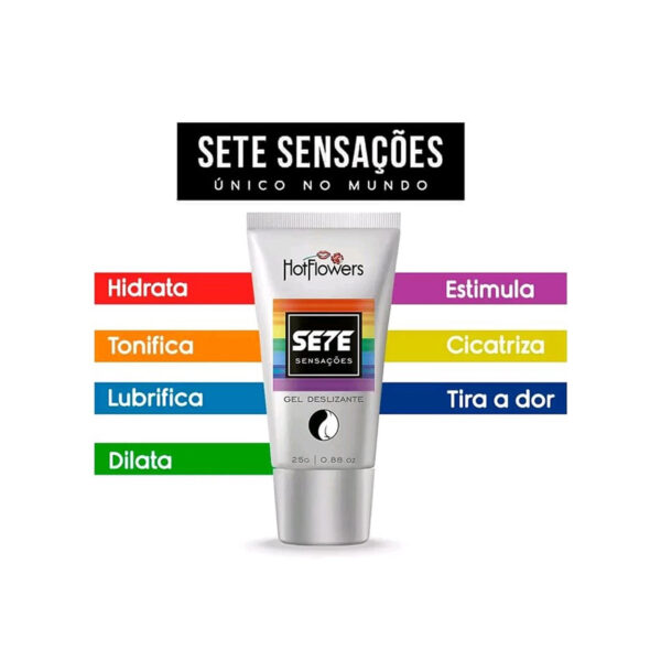 Sete Sensações Lubrificante Íntimo Anal 25g - Image 2