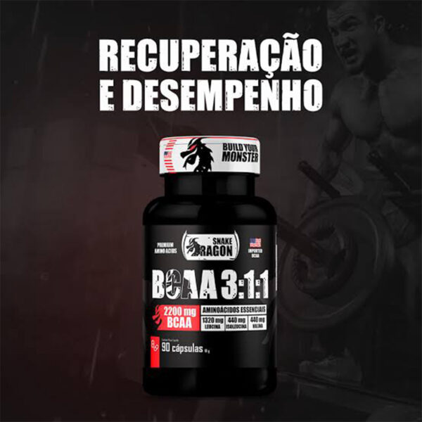BCAA 3:1:1 Snake Dragon 60 Cápsulas - Image 4