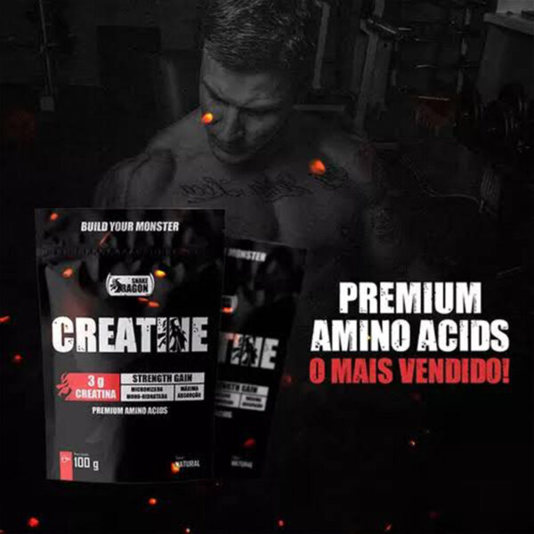 Creatine Sachê Snake Dragon 100g - Image 4