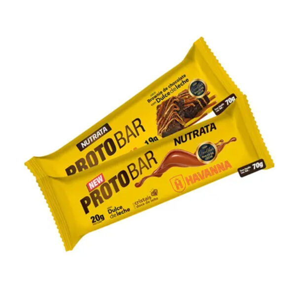 Nutrata ProtoBar Havanna 70g com 8 barras Dulce de Leche