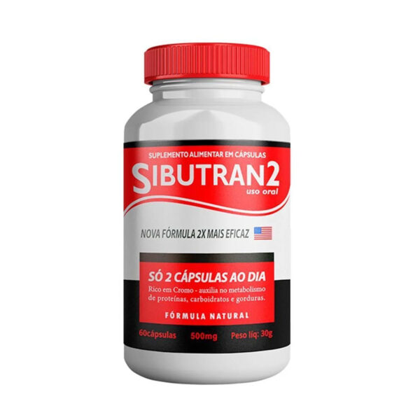 Sibutran2 com 60 Cápsulas 500mg Original