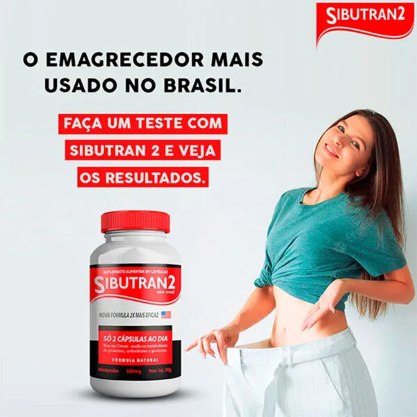 Sibutran2 com 60 Cápsulas 500mg Original - Image 2