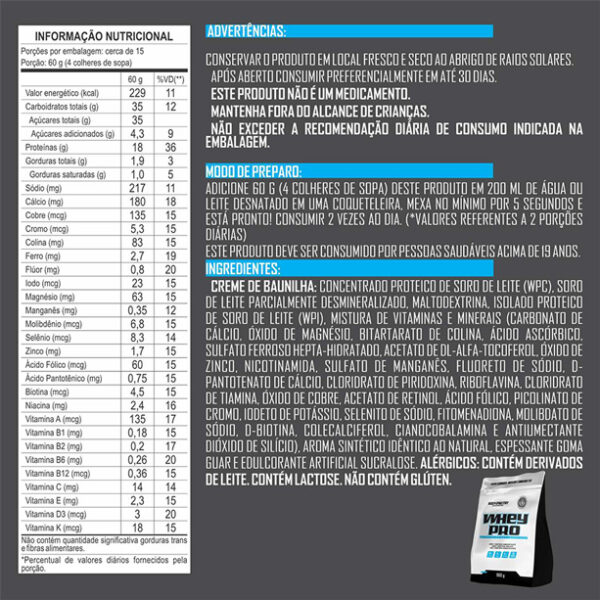 Whey Pro Body Nutry Sachê 900g - Image 6