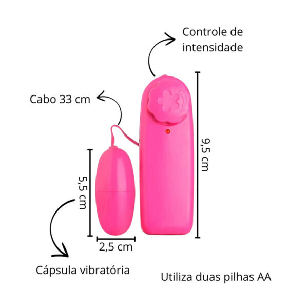 kit Pau de Cavalo Gel com Algema Bolinhas e Bullet - Image 5